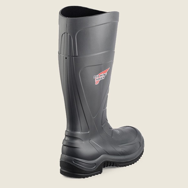 Botas de Seguridad Red Wing Hombre Grises - Injex™ - 17-Inch Waterproof Toe Pull-On - 462-EQUAVM